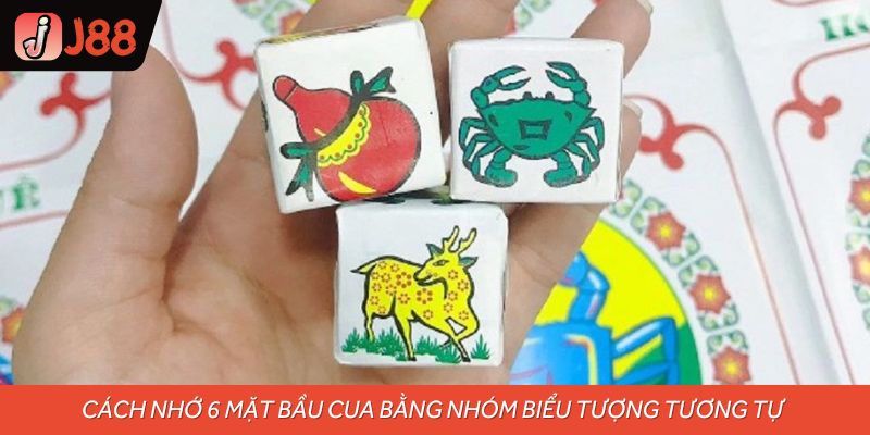 Cách nhớ 6 mặt bầu cua bằng nhóm biểu tượng tương tự