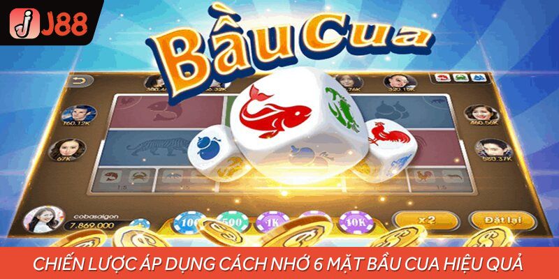 Chiến lược áp dụng cách nhớ 6 mặt bầu cua hiệu quả