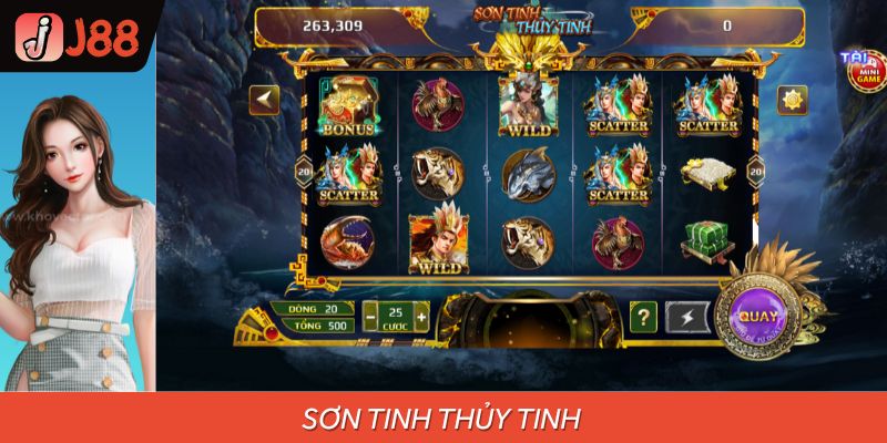 Sơn Tinh Thủy Tinh J88 - Siêu Phẩm Nổ Hũ Truyền Thuyết