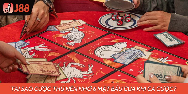 Tại sao cược thủ nên nhớ 6 mặt bầu cua khi cá cược?