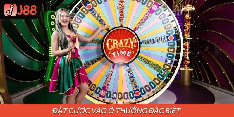 Một trong những cách chơi Crazy Time hiệu quả đó là cược ở ô đặc biệt