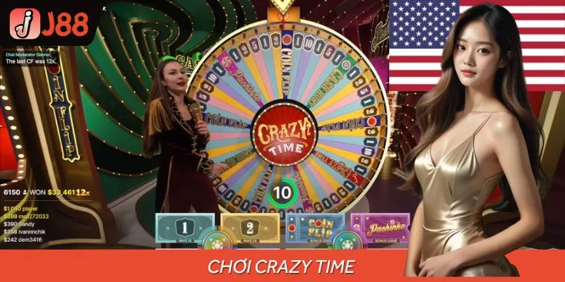 Học Cách Chơi Crazy Time Đơn Giản, Dễ Hiểu Cho Người Mới