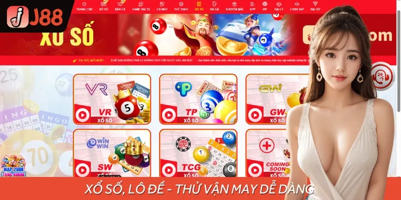 Nếu muốn thử vận may, lô thủ không nên bỏ qua sảnh xổ số, lô đề